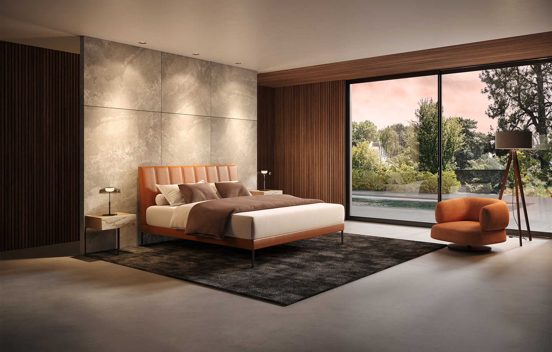 Contemporary beds - Elite Home Collection
